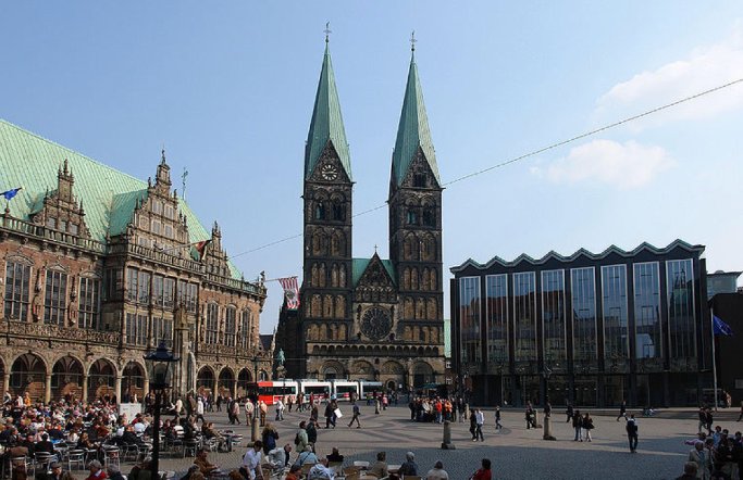 Bremer Dom und Rathaus